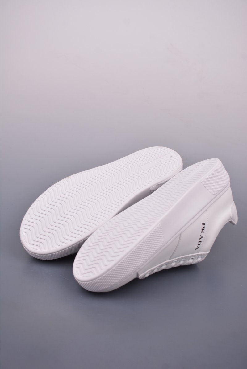 Prada Thick Sole Badge Sneaker view