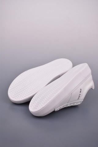 Prada Thick Sole Badge Sneaker view 3