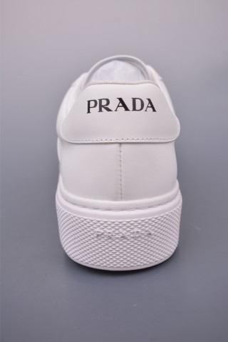 Prada Thick Sole Badge Sneaker view 4