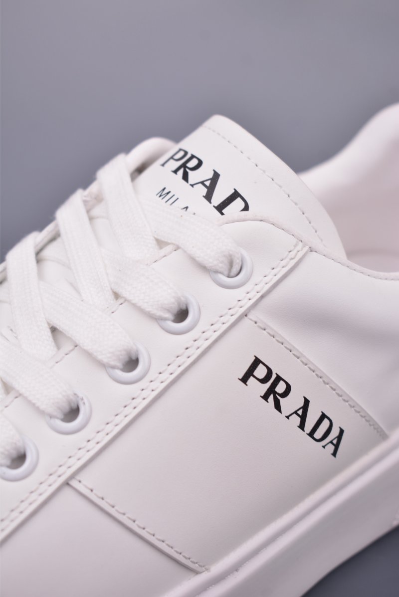 Prada Thick Sole Badge Sneaker view