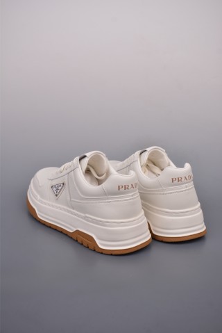 Prada Thick Sole Badge Sneaker view 2