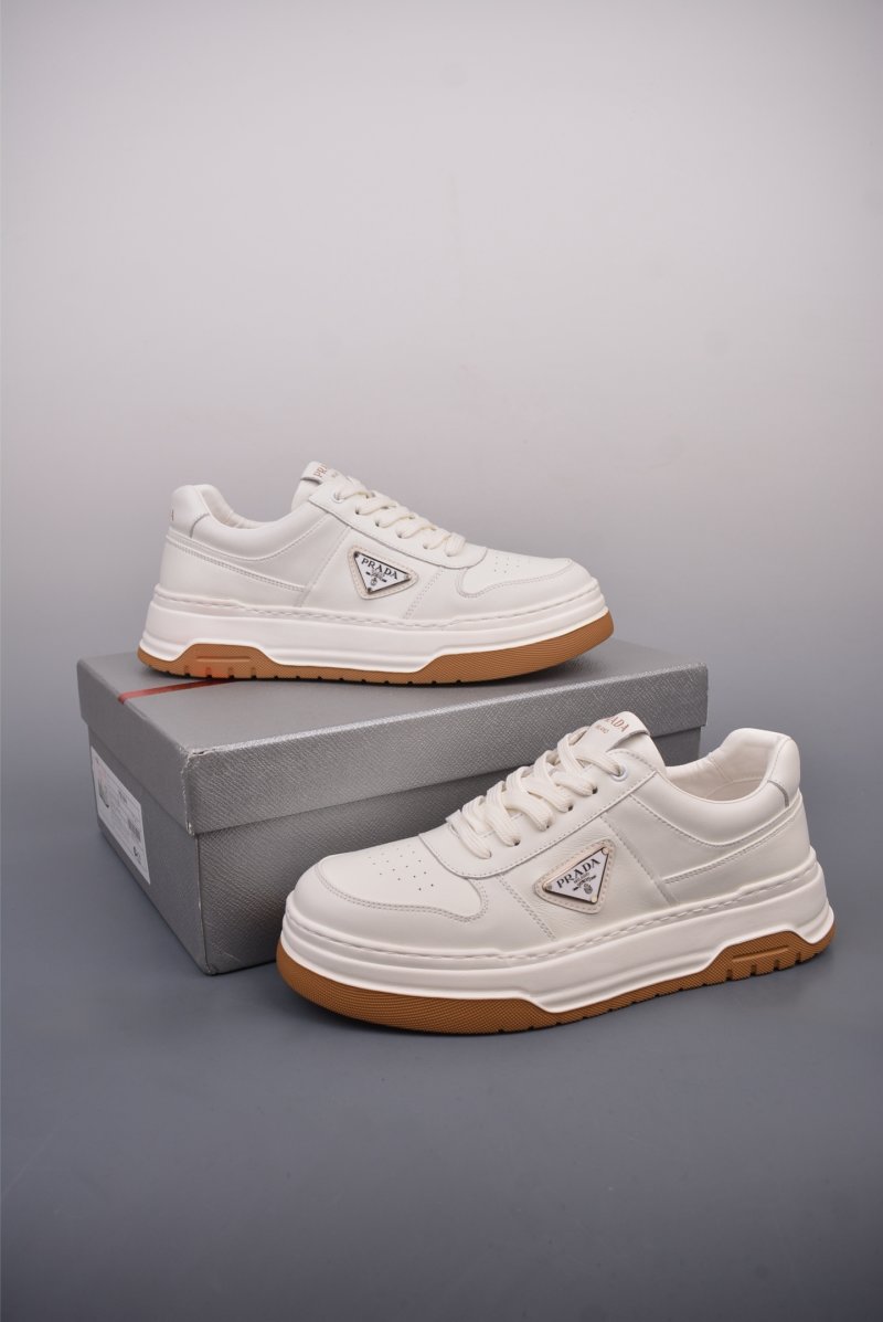 Prada Thick Sole Badge Sneaker view