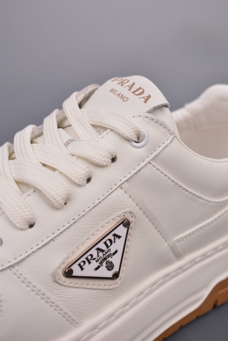 Prada Thick Sole Badge Sneaker view