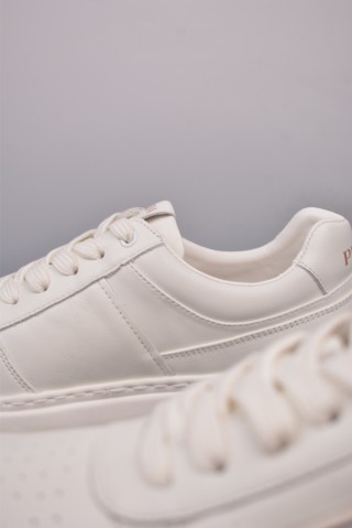 Prada Thick Sole Badge Sneaker view 8