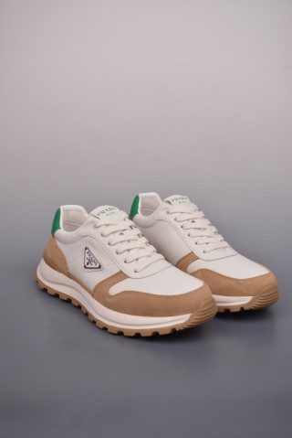 Prada Thick Sole Badge Sneaker view 1