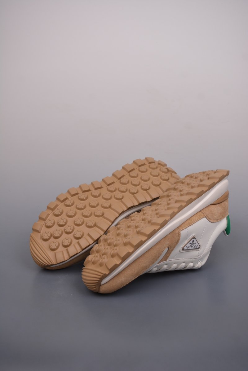 Prada Thick Sole Badge Sneaker view