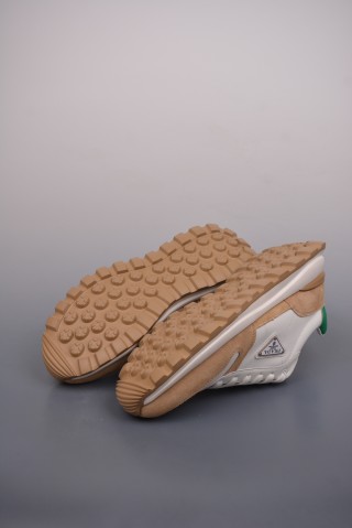 Prada Thick Sole Badge Sneaker view 3