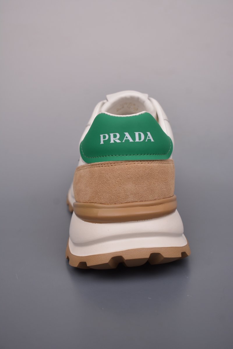 Prada Thick Sole Badge Sneaker view