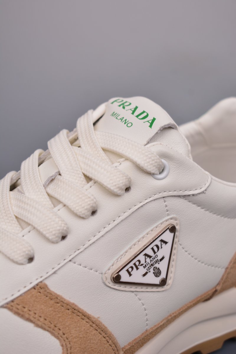 Prada Thick Sole Badge Sneaker view