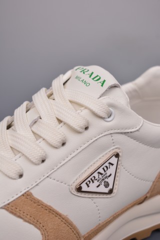 Prada Thick Sole Badge Sneaker view 7