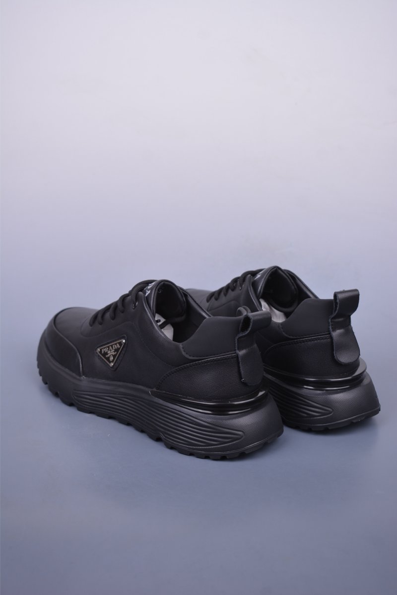 Prada Thick Sole Badge Sneaker view