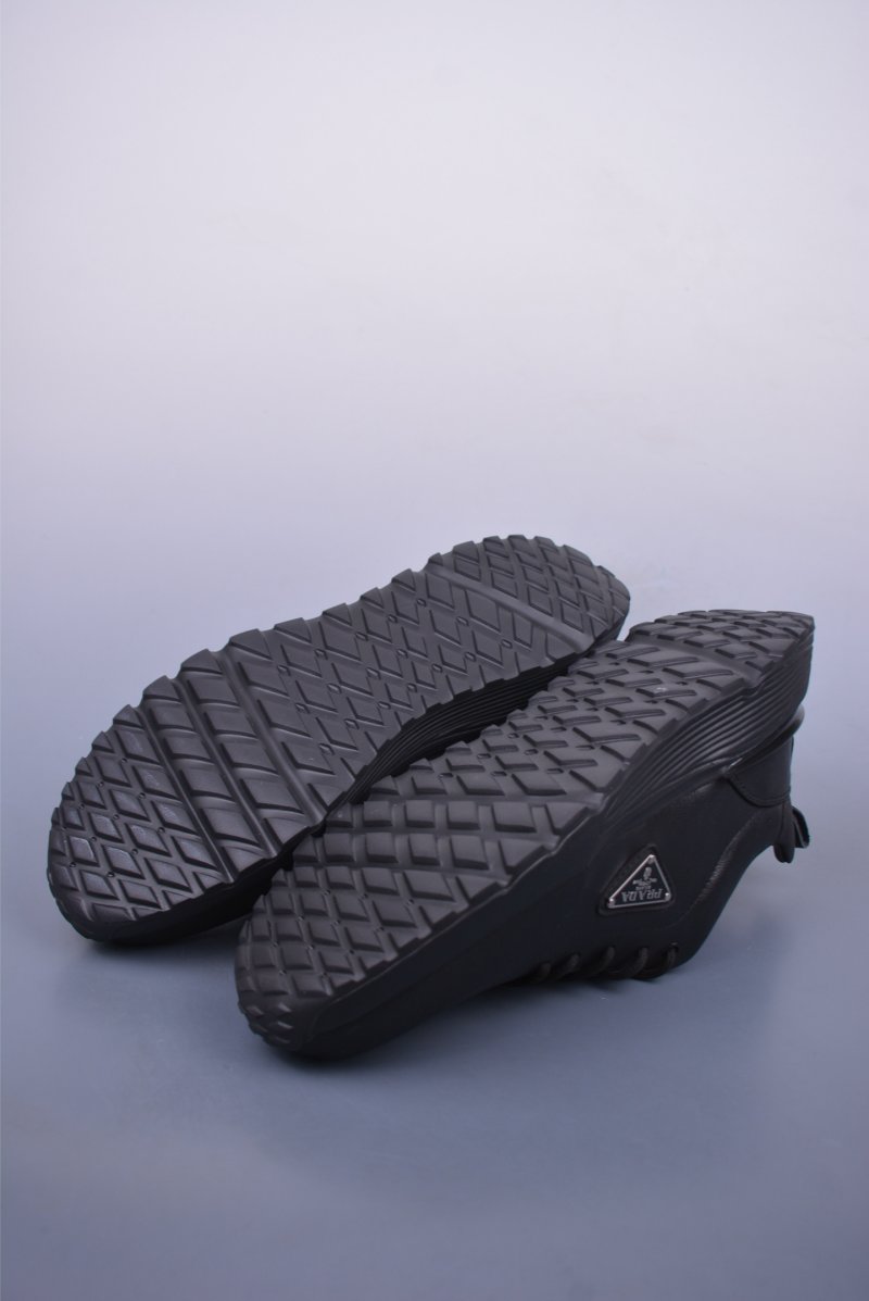 Prada Thick Sole Badge Sneaker view