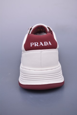 Prada Thick Sole Badge Sneaker view 4