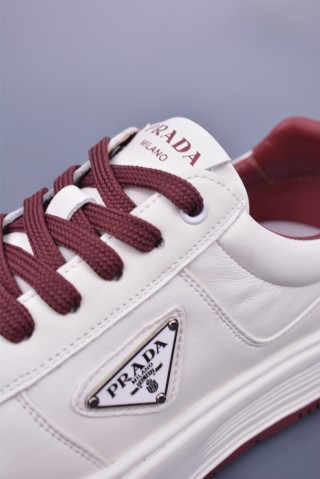 Prada Thick Sole Badge Sneaker view 7