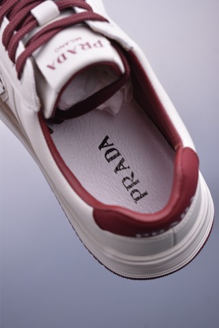 Prada Thick Sole Badge Sneaker view 9