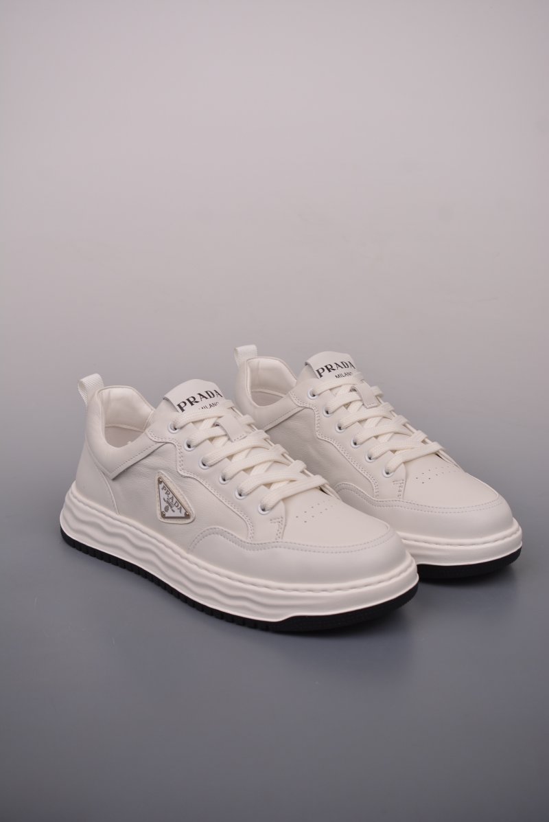 Prada Thick Sole Badge Sneaker