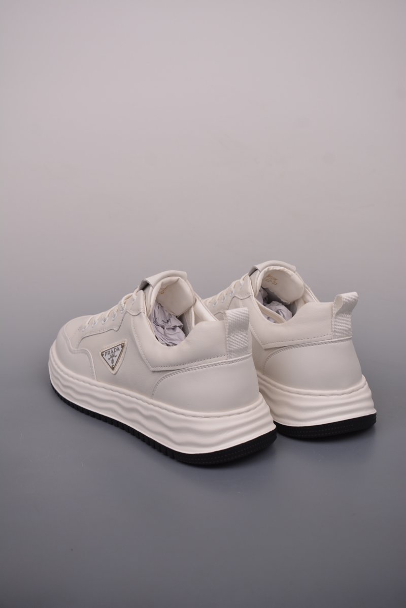 Prada Thick Sole Badge Sneaker view