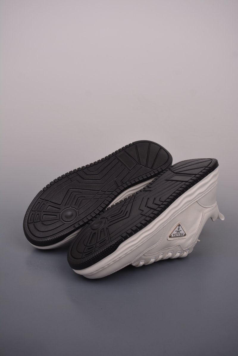 Prada Thick Sole Badge Sneaker view