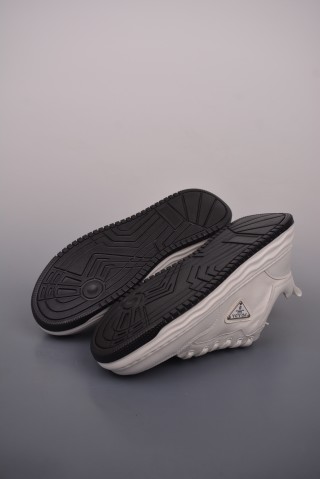 Prada Thick Sole Badge Sneaker view 3
