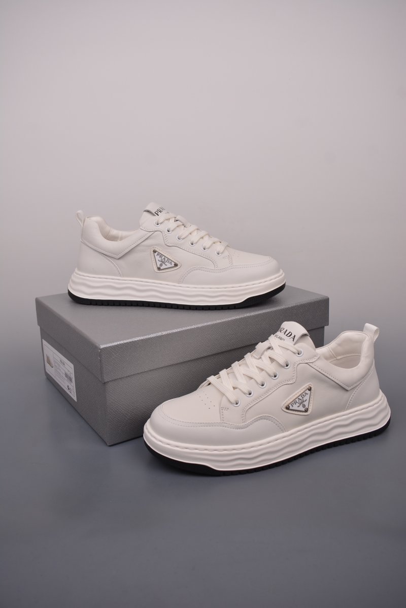Prada Thick Sole Badge Sneaker view