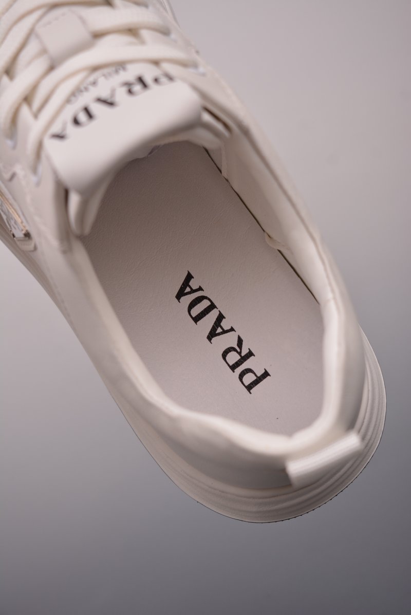 Prada Thick Sole Badge Sneaker view