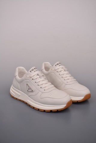 Prada Thick Sole Badge Sneaker view 1