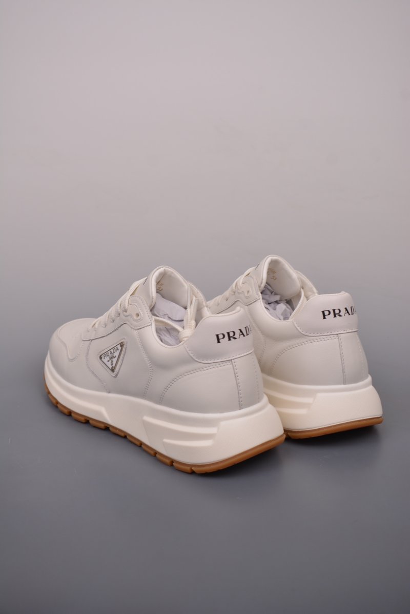Prada Thick Sole Badge Sneaker view