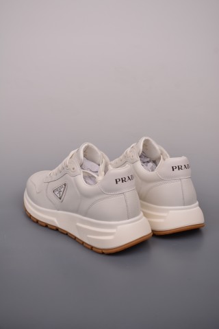 Prada Thick Sole Badge Sneaker view 2