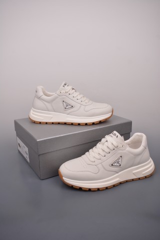 Prada Thick Sole Badge Sneaker view 5