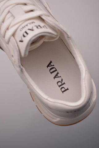 Prada Thick Sole Badge Sneaker view 9