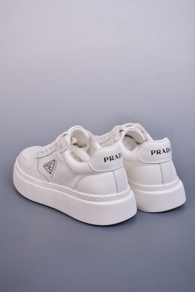 Prada Thick Sole Badge Sneaker view