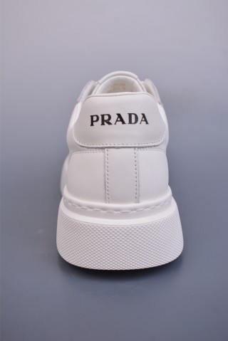Prada Thick Sole Badge Sneaker view 4