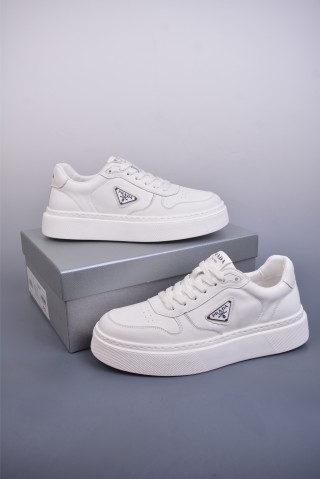 Prada Thick Sole Badge Sneaker view 5