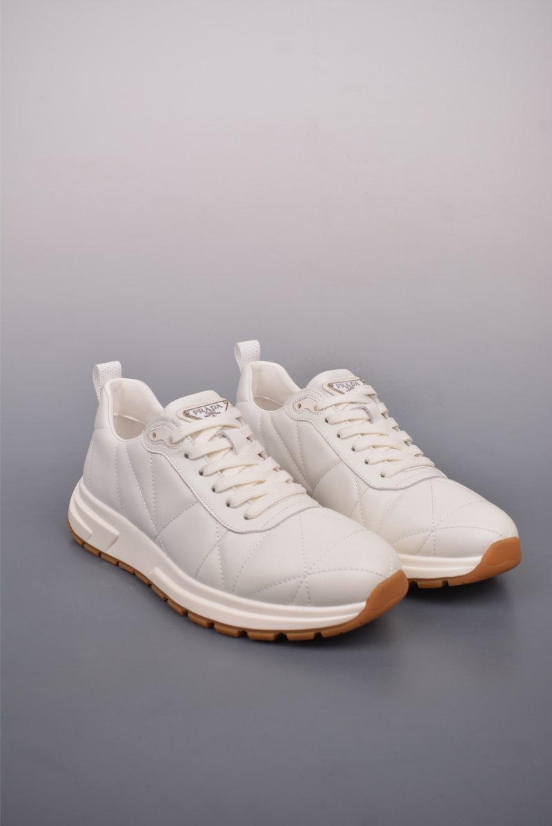 Prada Thick Sole Badge Sneaker