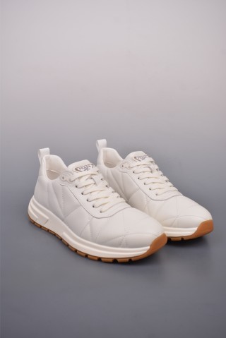Prada Thick Sole Badge Sneaker view 1