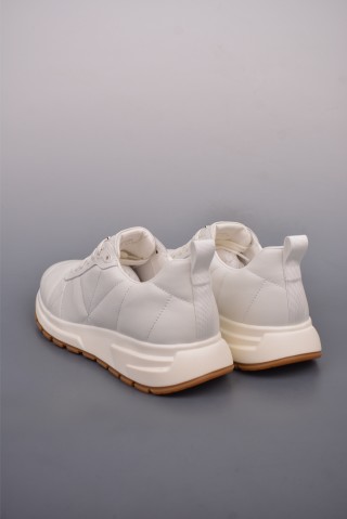 Prada Thick Sole Badge Sneaker view 2