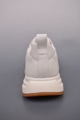 Prada Thick Sole Badge Sneaker view 4