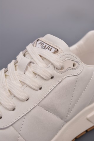 Prada Thick Sole Badge Sneaker view 7