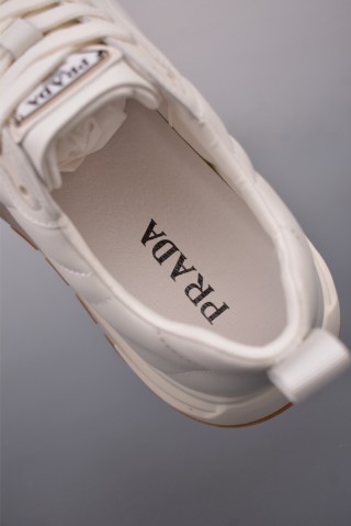 Prada Thick Sole Badge Sneaker view 9