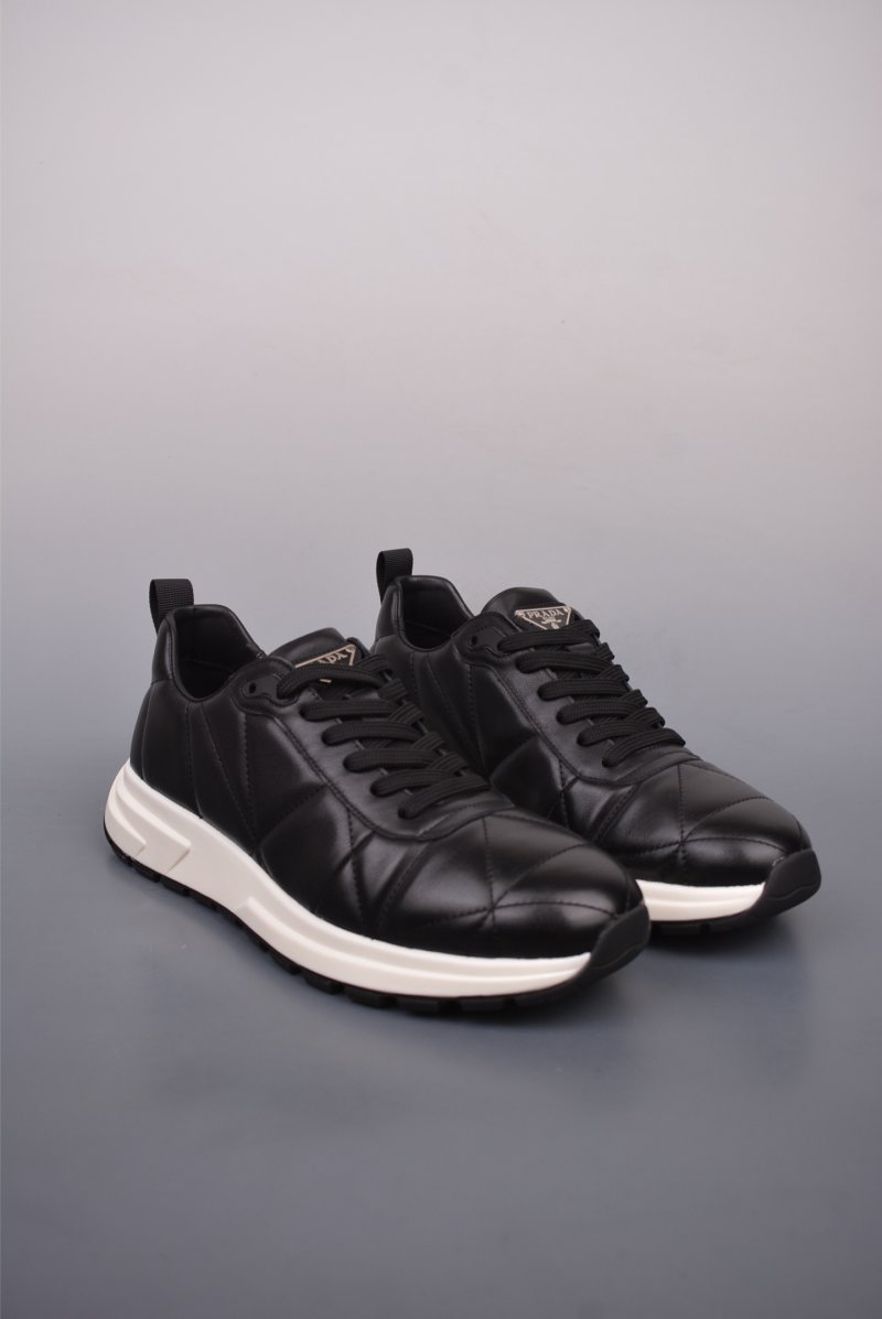 Prada Thick Sole Badge Sneaker view