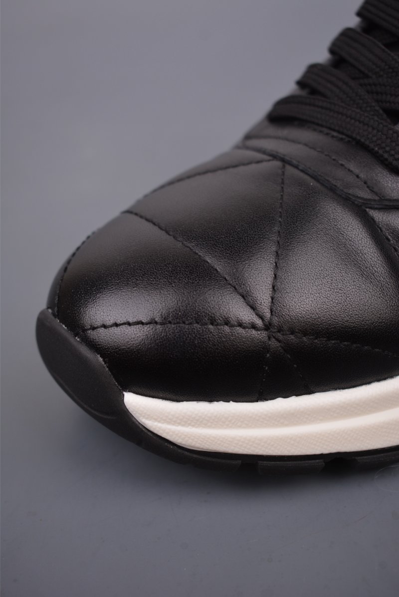 Prada Thick Sole Badge Sneaker view