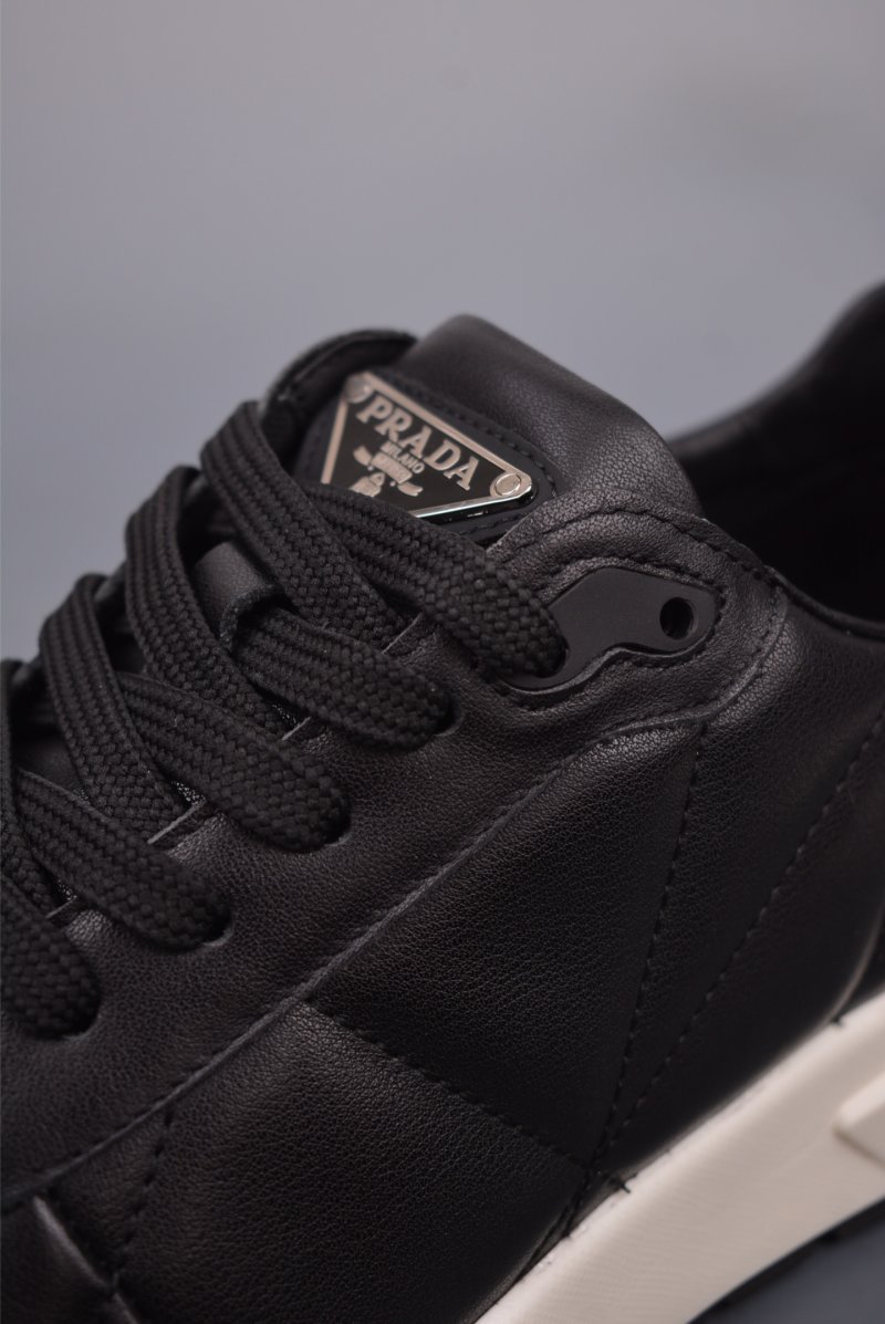 Prada Thick Sole Badge Sneaker view