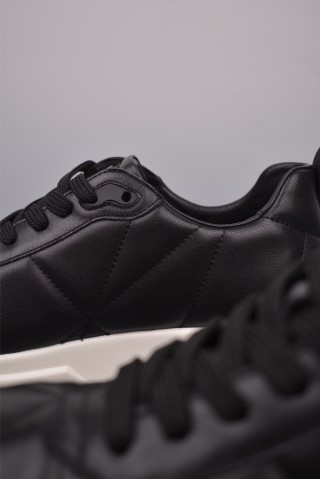 Prada Thick Sole Badge Sneaker view 17