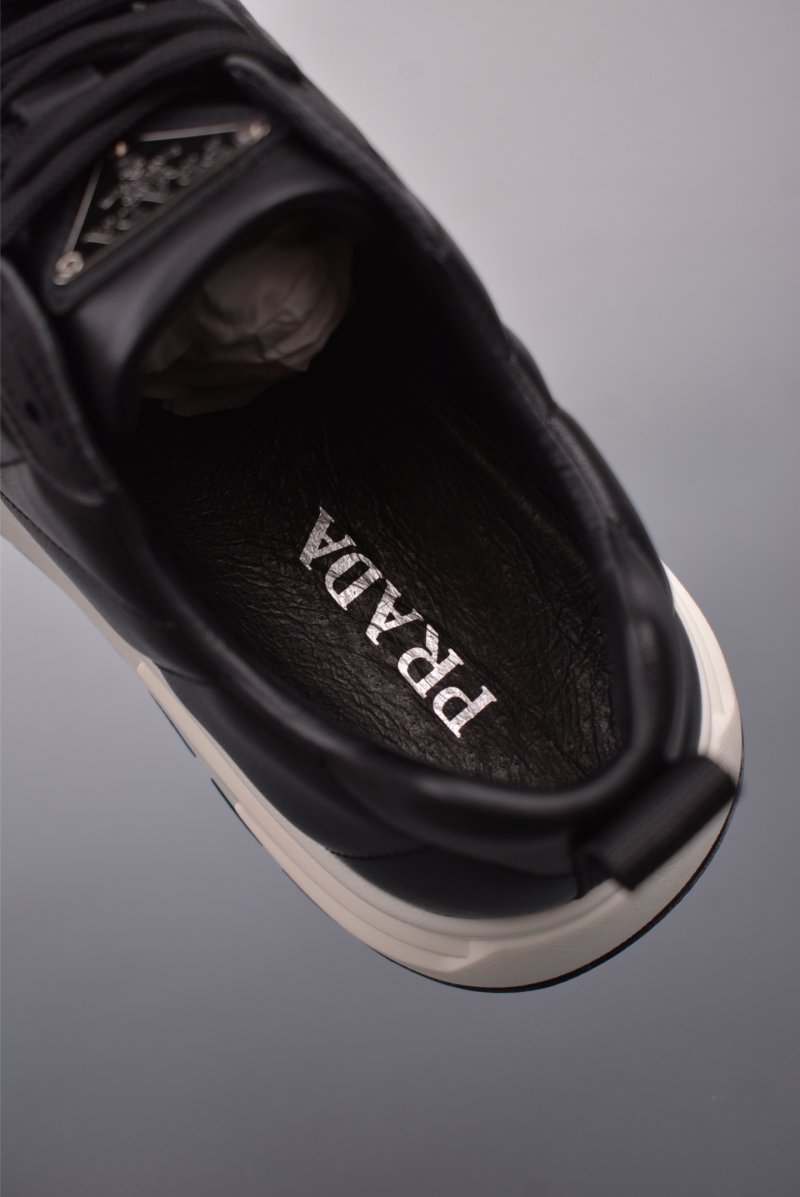 Prada Thick Sole Badge Sneaker view