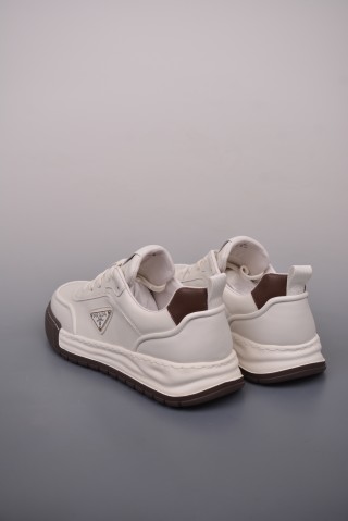 Prada Thick Sole Badge Sneaker view 2