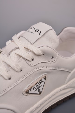 Prada Thick Sole Badge Sneaker view 7