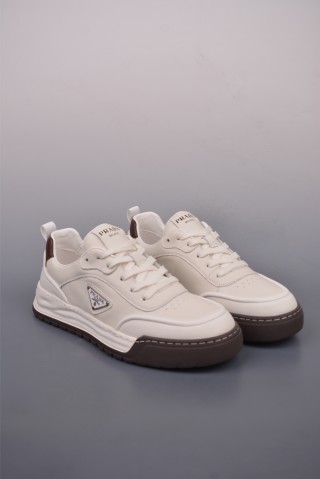 Prada Thick Sole Badge Sneaker view 1