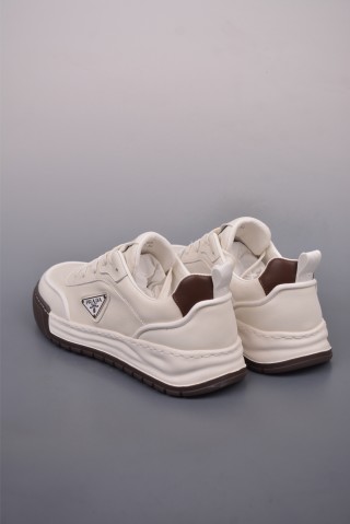 Prada Thick Sole Badge Sneaker view 2