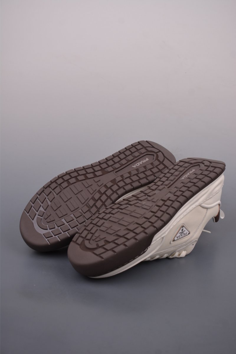 Prada Thick Sole Badge Sneaker view
