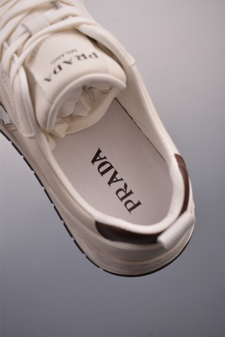 Prada Thick Sole Badge Sneaker view 9